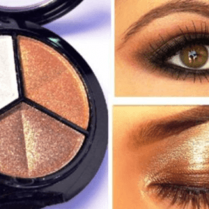 3 Colors Smokey Matte EyeShadow Glitter Makeup