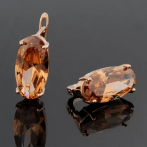 Rose Gold Plated Stud Earrings