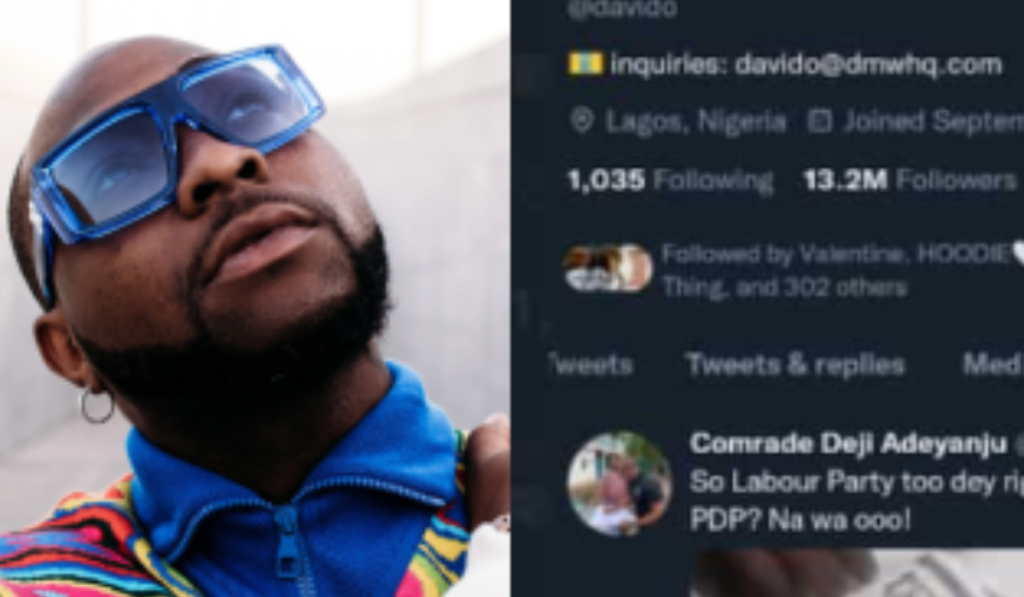 “What will happen to his new tattoo” Reactions as Davido cut ties with Ubi Franklin